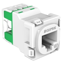 CLI RJ45 Jack CAT6 UTP 30M White Mech