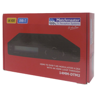 MM HDMI® to DVB-T HD Modulator H.264 with 4K HDMI® Loop Through